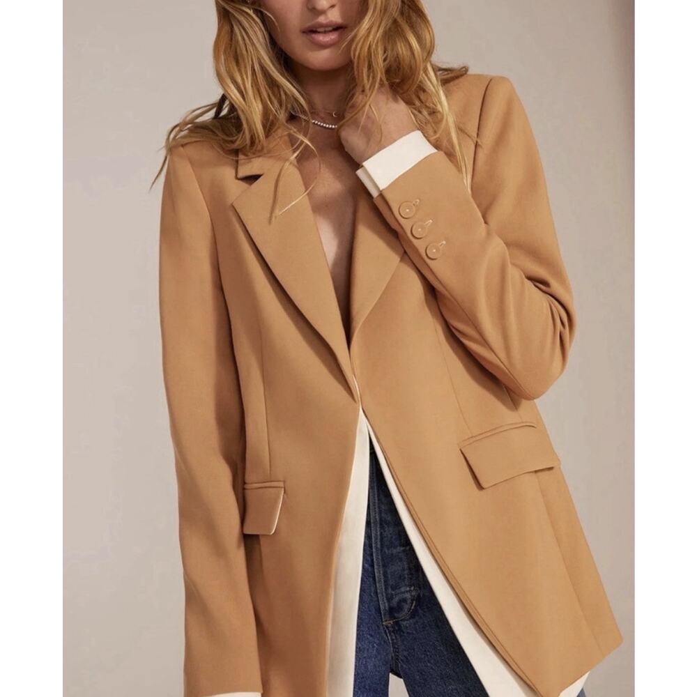 Favourite Daughter The Kelly Blazer Jacket in Tan
